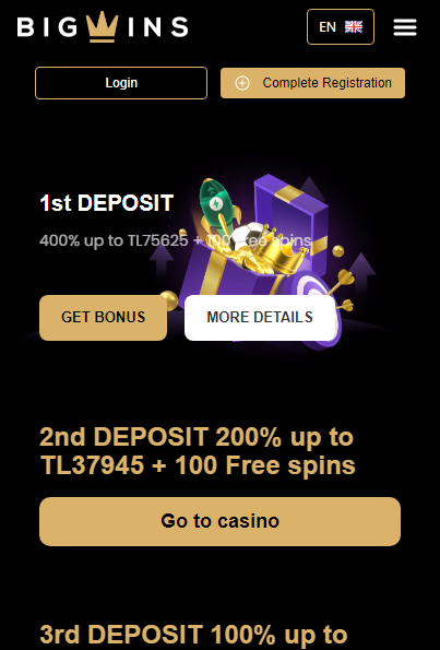 Big Wins Casino Mobile screenshot